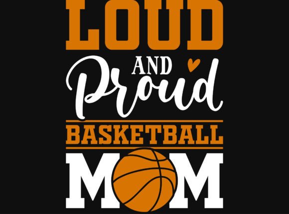 Basketball Mom Tshirt Design