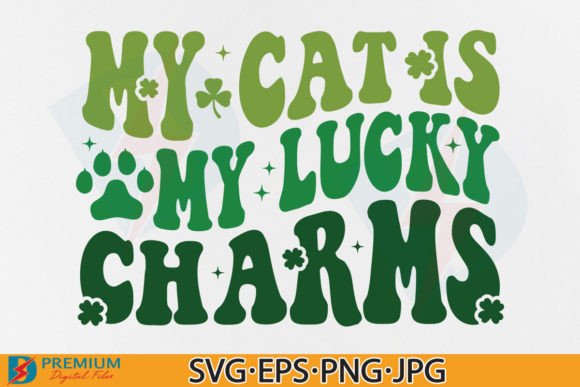 Cat Mom St Patrick’s Day SVG Irish Lucky