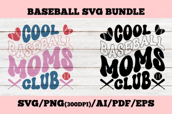 Cool Baseball Moms Club T-Shirt