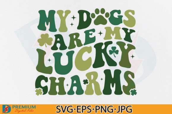 Dog St Patricks Day SVG, Irish Lucky Mom