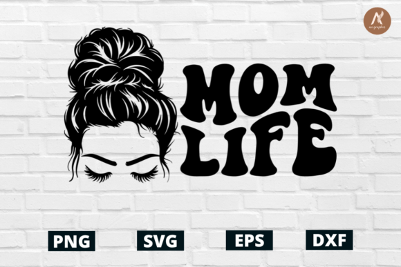 Mom Life Retro Groovy SVG