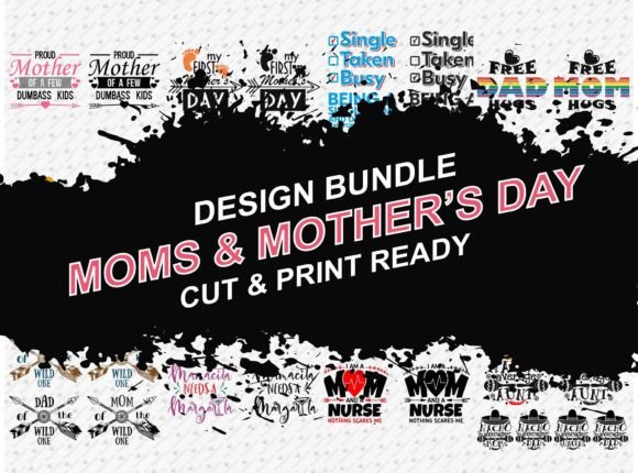 Mom Mother’s Day 10 Design SVG Bundle