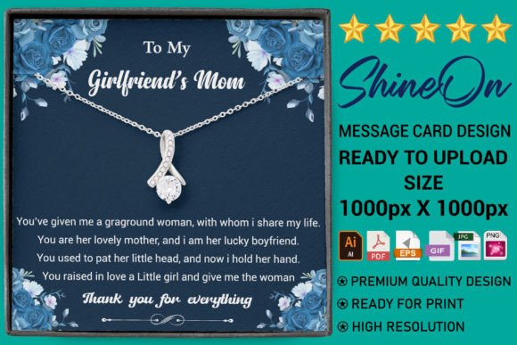 Mother’s Day Message Card Design for Mom