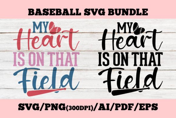 My Heart Is on That Field Baseball Tee