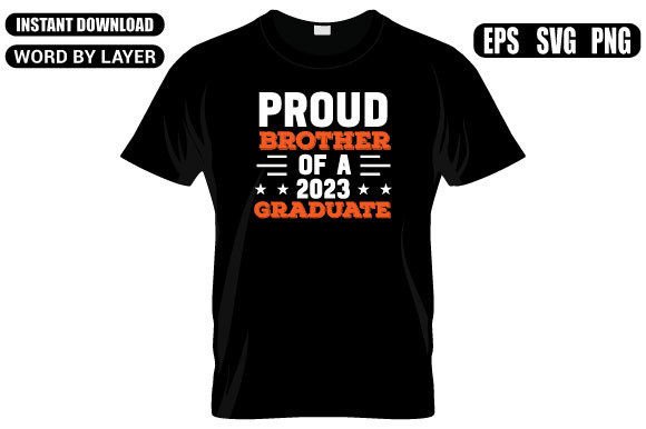 Proud Brother of a 2023 Graduate SVG