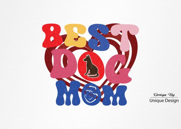 Retro Mother’s Day PNG – Best Dog Mom