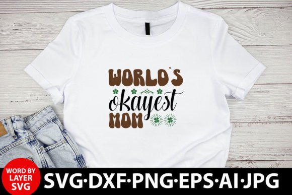 World’s Okayest Mom Retro Design